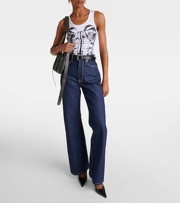 Bedrucktes Top Cage | Jean Paul Gaultier