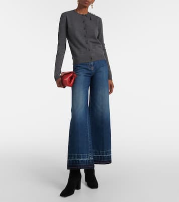 VLogo The Bold Edition suede booties | Valentino Garavani