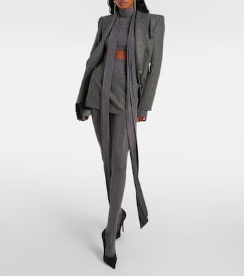 Verziertes Cropped-Top aus Jersey | Alex Perry