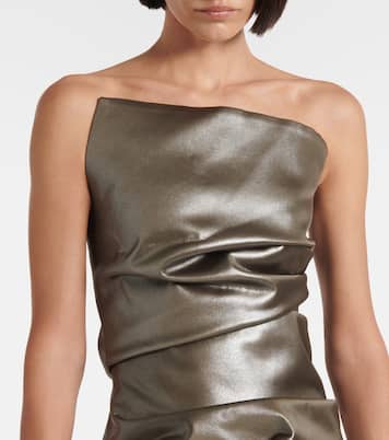 Robe bustier métallique | Mugler