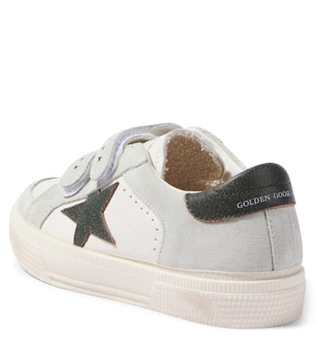 May School suede and leather sneakers | Golden Goose Kids