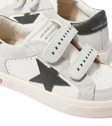 May School suede and leather sneakers | Golden Goose Kids