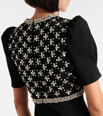 x Nicky Hilton – Robe midi Arianna à ornements | Rebecca Vallance