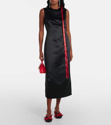 Bow-detail crochet ballet flats | Simone Rocha