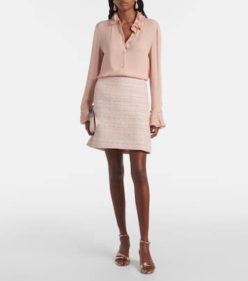 Sandalen Latour 50 aus Metallic-Lederimitat | Aquazzura