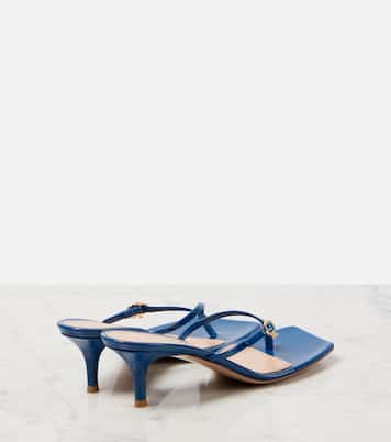 Sandalen Ribbon aus Lackleder | Gianvito Rossi