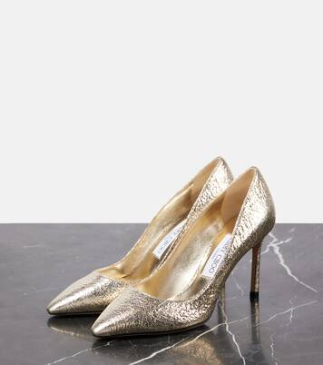 Romy 85 faux leather pumps | Jimmy Choo