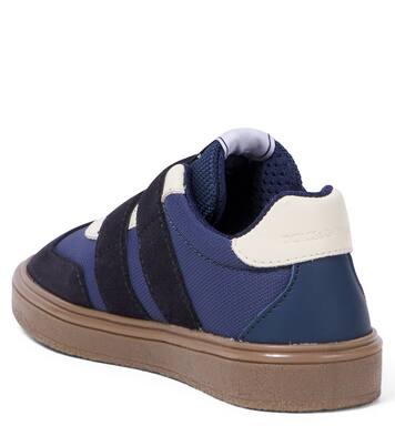 DG suede-trimmed sneakers | Dolce&Gabbana Kids