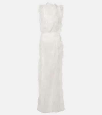 Alabaster silk-blend gown | Maticevski