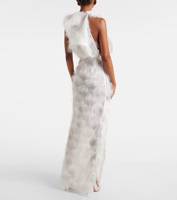 Alabaster silk-blend gown | Maticevski