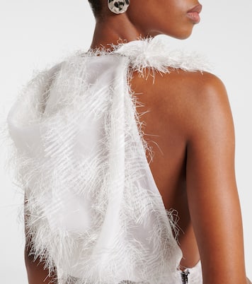 Alabaster silk-blend gown | Maticevski