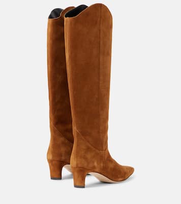 Western Wally 55 suede cowboy boots | Staud
