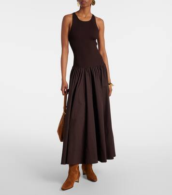 Western Wally 55 suede cowboy boots | Staud