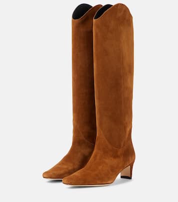 Western Wally 55 suede cowboy boots | Staud