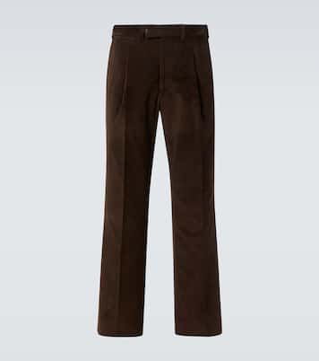 Amo cotton corduroy wide-leg pants | Saman Amel