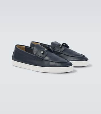 Chambeliboat leather slip-on shoes | Christian Louboutin