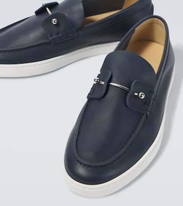 Chambeliboat leather slip-on shoes | Christian Louboutin