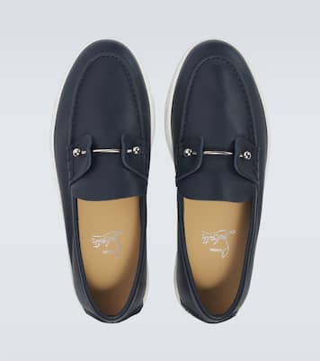Chambeliboat leather slip-on shoes | Christian Louboutin