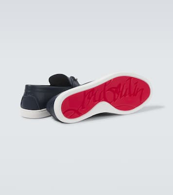 Chambeliboat leather slip-on shoes | Christian Louboutin
