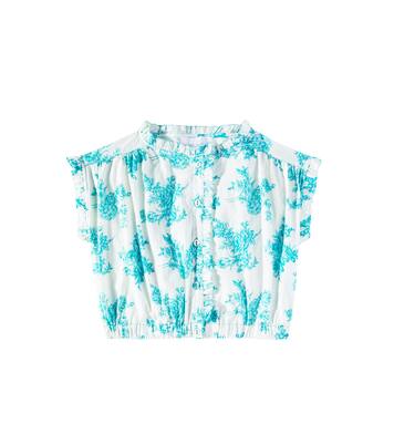 Top Anais imprimé en coton  | C'era Una Volta