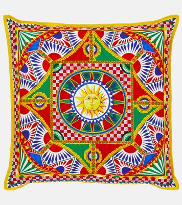Medium printed canvas cushion | Dolce&Gabbana Casa