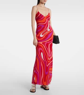 Marmo silk slip dress | Pucci