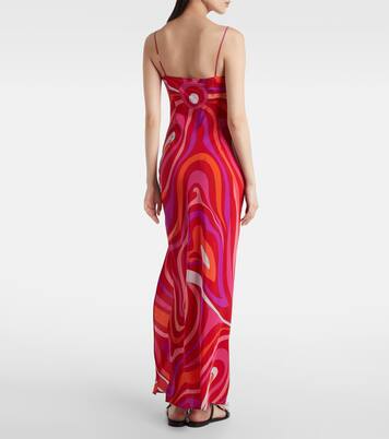Marmo silk slip dress | Pucci