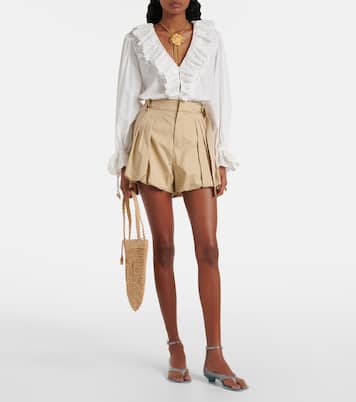 Broderie anglaise cotton voile blouse | Chloé
