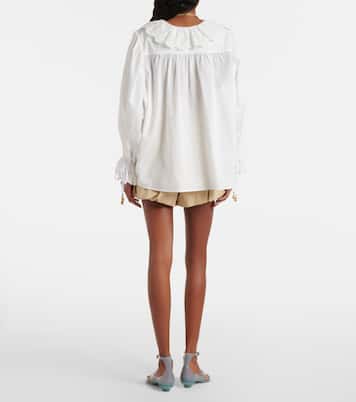 Broderie anglaise cotton voile blouse | Chloé