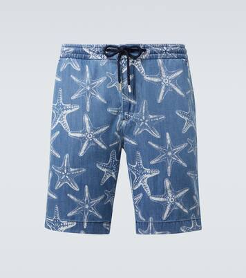 Shorts di jeans con stampa | Vilebrequin