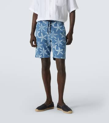 Shorts di jeans con stampa | Vilebrequin