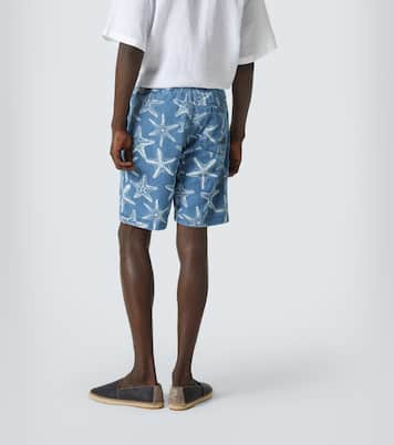 Shorts di jeans con stampa | Vilebrequin