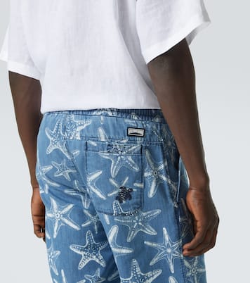 Shorts di jeans con stampa | Vilebrequin
