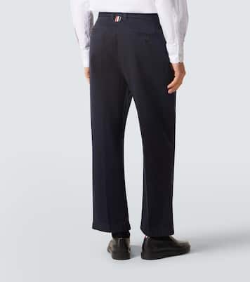 棉质斜纹布直筒裤装 | Thom Browne