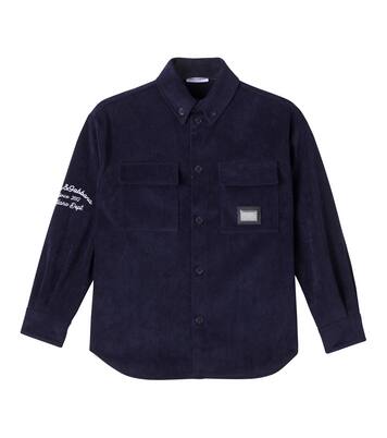 Logo corduroy jacket | Dolce&Gabbana Kids