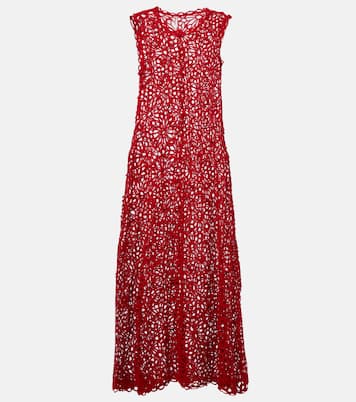 Maxikleid aus Häkelstrick | Norma Kamali