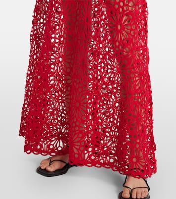 Maxikleid aus Häkelstrick | Norma Kamali