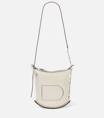 Schultertasche Pin Twist Small aus Leder | Delvaux