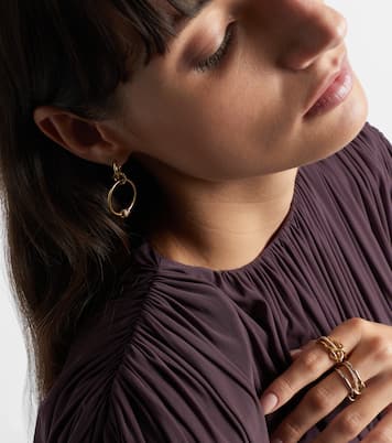 Boucles d'oreilles Asha en or 18 ct et diamants | Spinelli Kilcollin