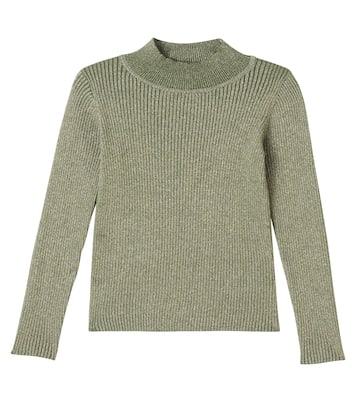 Ginevra cotton-blend lamé sweater | Molo