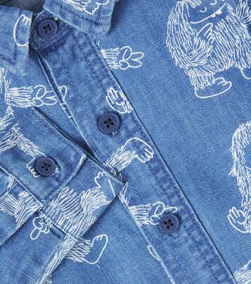 Baby printed denim shirt | Stella McCartney Kids