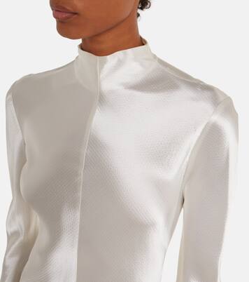 Robe longue Mila en satin | Fforme