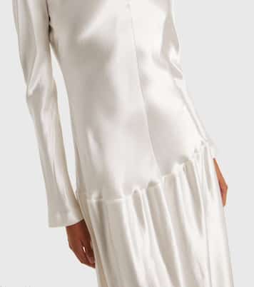 Robe longue Mila en satin | Fforme