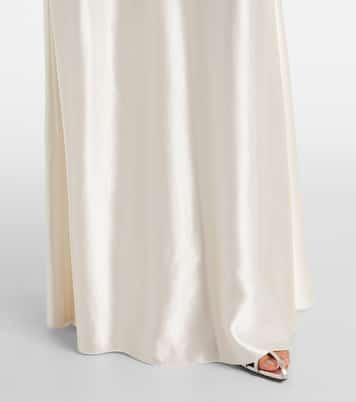 Robe longue Mila en satin | Fforme
