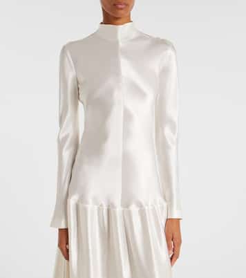 Robe longue Mila en satin | Fforme