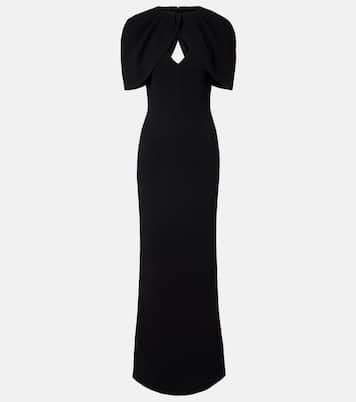 Robe longue Cameron en crêpe | Rebecca Vallance