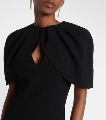 Robe longue Cameron en crêpe | Rebecca Vallance