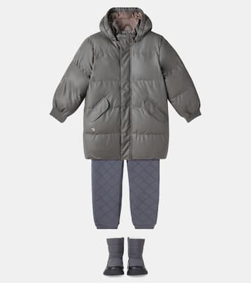 Quilted puffer coat | Wheat