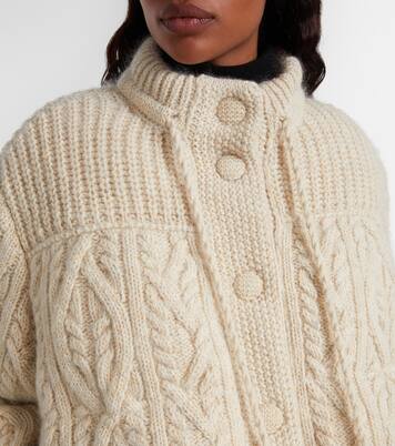 Melgven wool and mohair-blend down cardigan | Moncler Grenoble