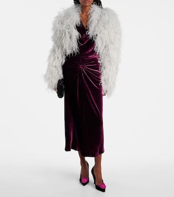 Pumps Rose Vivier 100 aus Samt | Roger Vivier